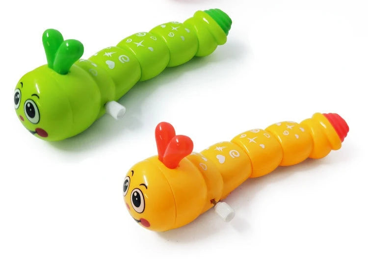 1 Piece Caterpillar Clockwork Cute Cartoon Animals Wind Up Toys for Children Caterpillar Shape Crawling Toy Baby Gift for Kids