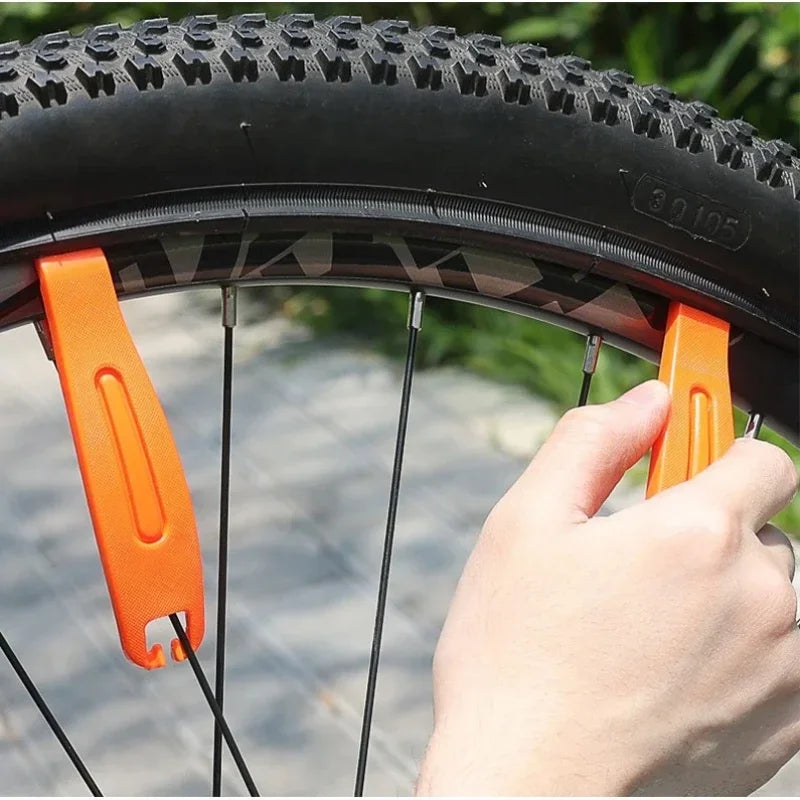 3Pcs Bicycle Tyre Tire Lever Ultralight Nylon Bike Tire Pry Bar Mountain Bike Tire Change Rim Spoon Cycling Crowbar Removal Tool