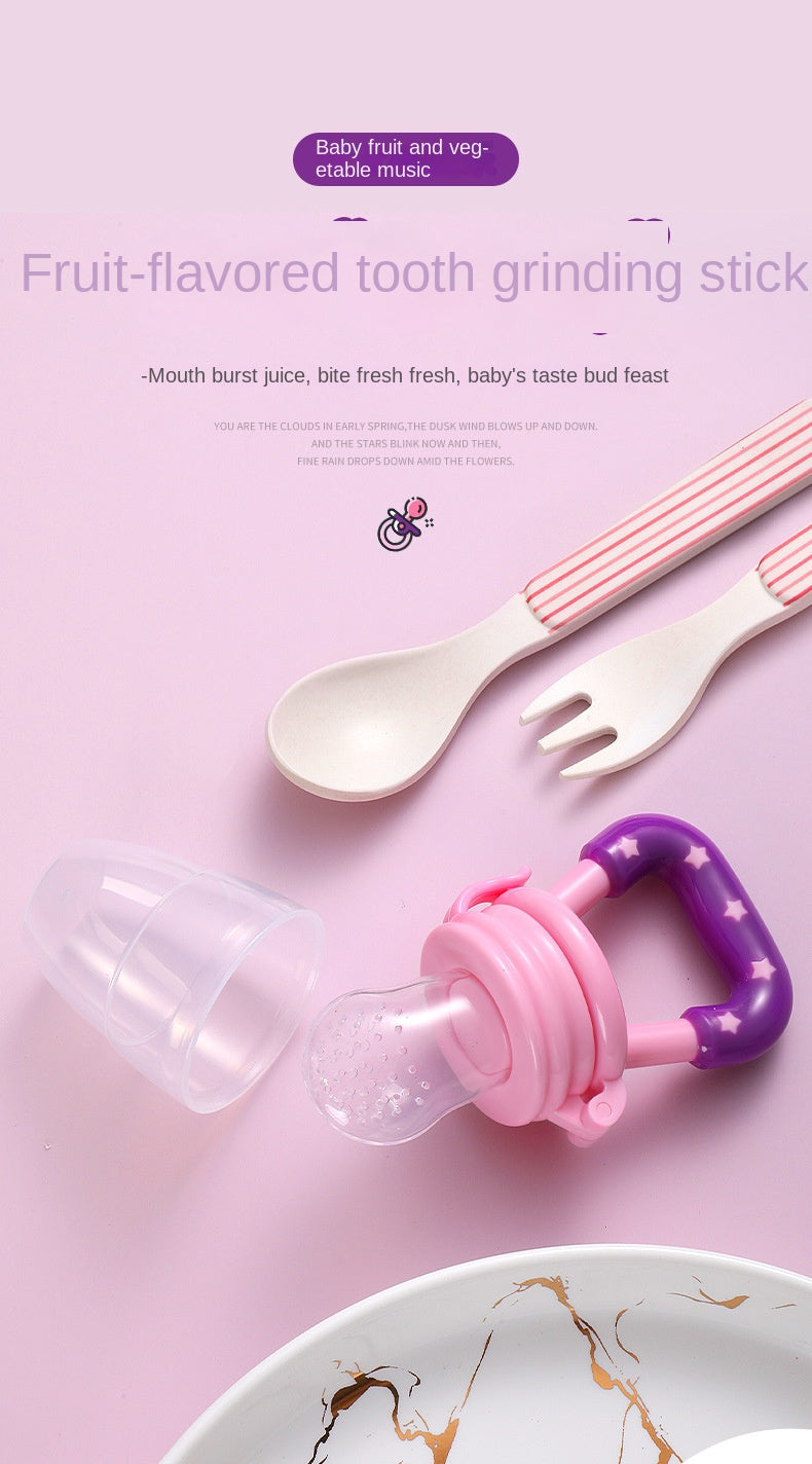 Baby Fruit Feeder Pacifier Teething Toys Fresh Food Feeder Infant Fruit Nipple Silicone Pouches for Toddlers Kids Boy Girl