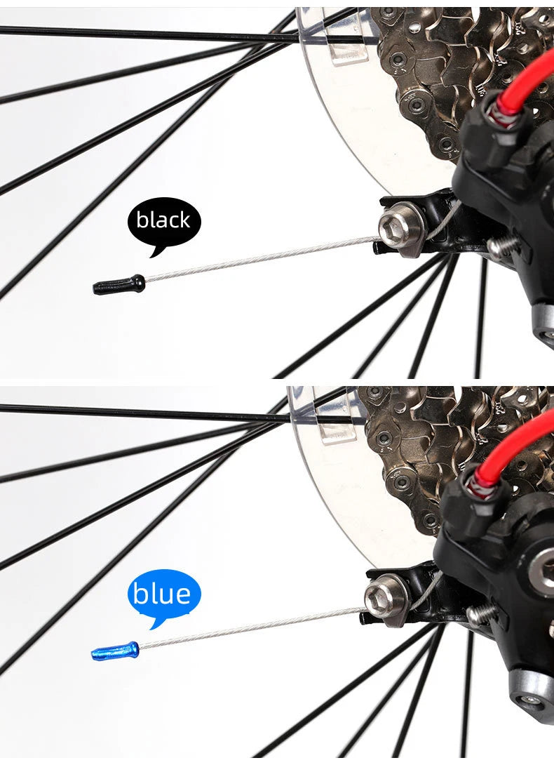 Bicycle Cable End Caps Bike Wire End Caps Brake Derailleur Shifter Cable Tips Crimps MTB Bike Bicycle Accessories