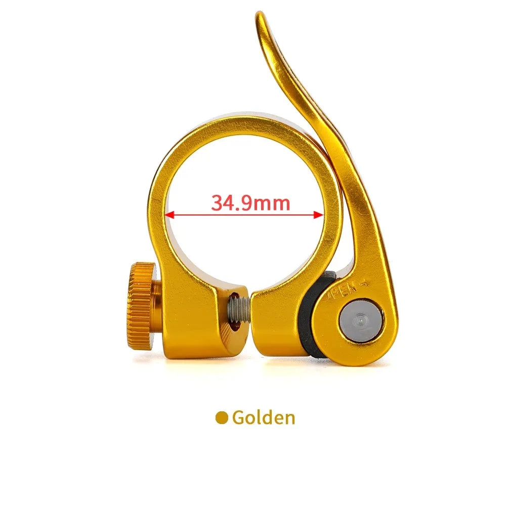 LUNJE Road Bike Aluminum Ultralight Bicycle Seat Post Clamp 28.6mm 31.8mm 34.9 mm Mountain Road bicycle seatpost clamp bicycle