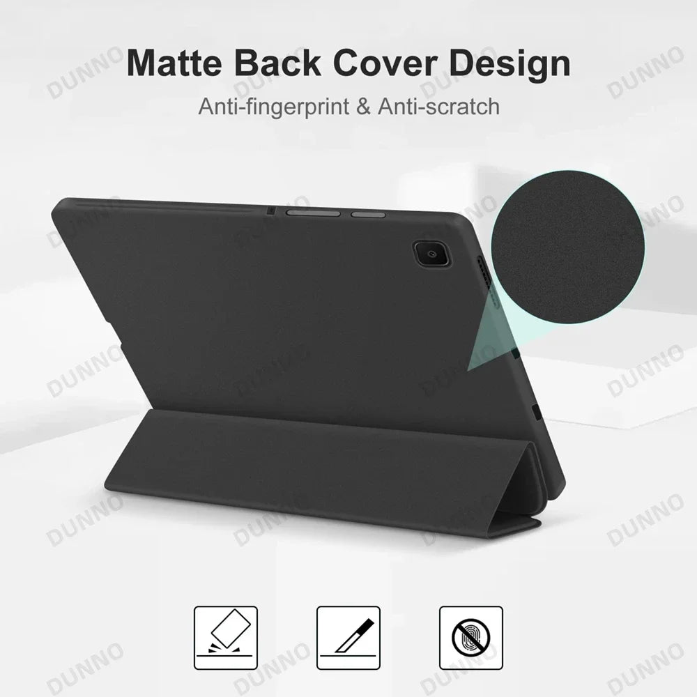 Case Fit Samsung Galaxy Tablet Case for S6 lite Tab A9 A8 A7 S7 S8 S9 and Plus FE Smart Auto Sleep Wake Function Silicone Cover