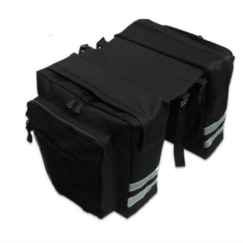 MTB Bicycle Carrier Bag Rear Rack Bike Trunk Bag Luggage Pannier Back Seat Double Side Cycling Bycicle Bag Durable Travel