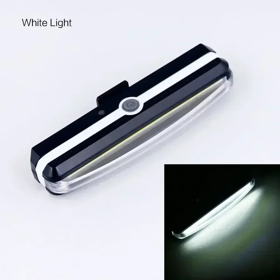 Bike Rear Light Highlight COB LED Tail Light Waterproof Bicycle USB Rechargeable Mountain Riding Cycling Tail Lamp Bicycle Parts