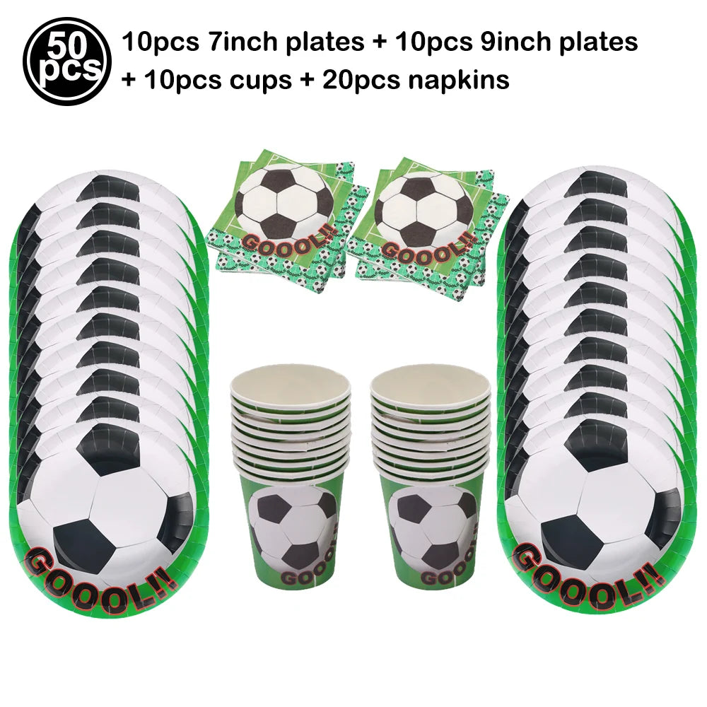 Soccer Theme Tablecloths Football Birthday Party Decorations Soccer Rectangular Plastic Table Cover Perfect for Game Day Parties