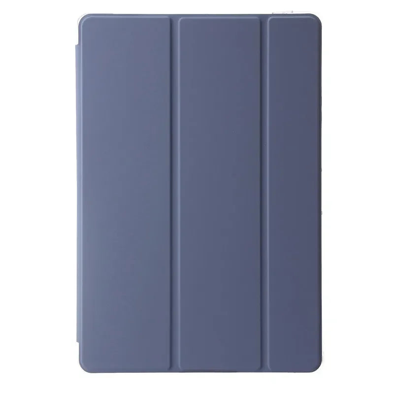 For Samsung Tab S7 FE S8 S10 S9 Plus Case with Pencil Holder Trifold Acrylic Clear Back Hard Cover For Galaxy Tab S9 FE S8 Case