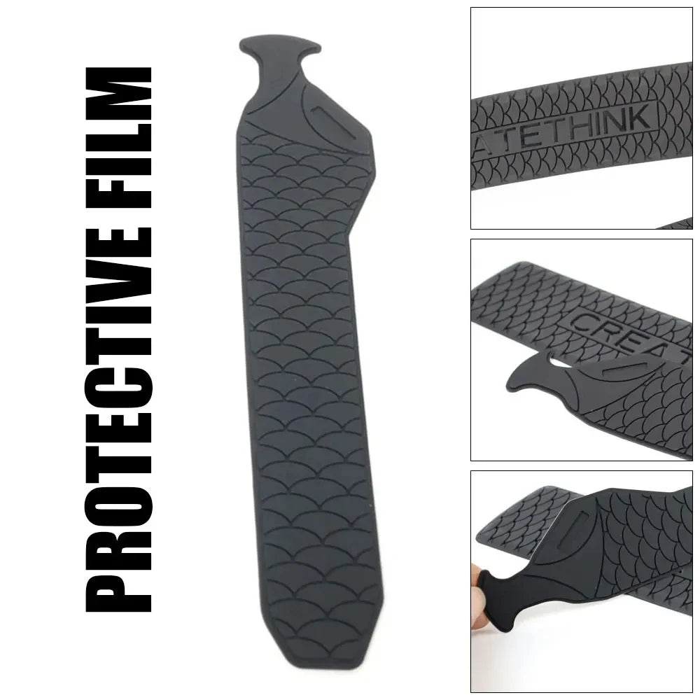 MTB Road Bike Chain Protector Chainstay Silicone Bicycle Frame Care Guards Self-Adhesive Cover Protection for Anti-Scratch
