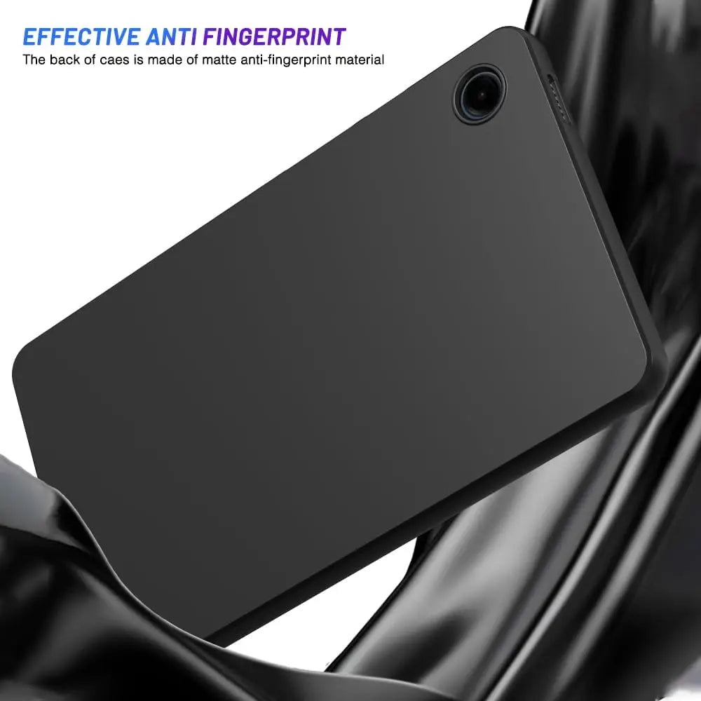 Soft Case For Samsung Galaxy Tab A9 Plus 2023 10.9 S7 S8 S9 FE Plus Ultra 12.4 Silicone TPU Black Protective Shell Back Cover