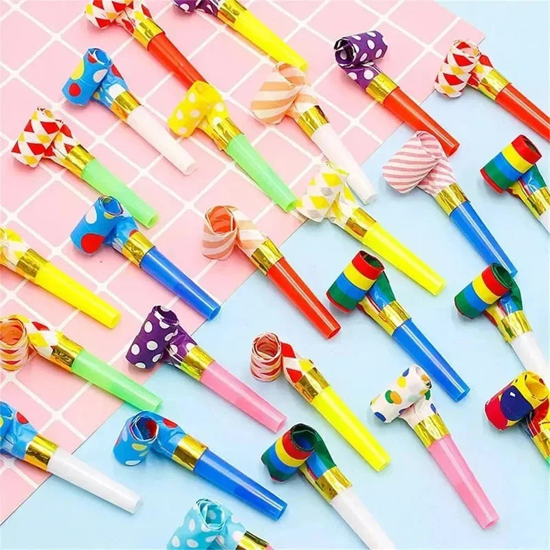 10/20PCS Colorful Dragon Whistle Toys for Kids - Toddler Birthday Gifts, Children's Party Games Supplies