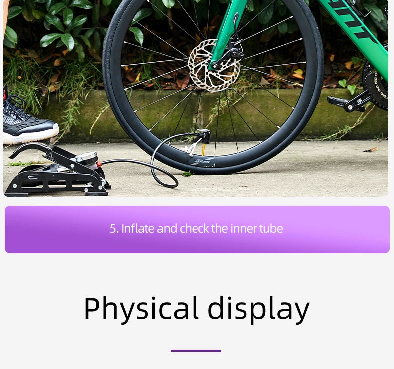 OFFBONDAGE 1Pcs Ultralight 39g Bike Inner Tube 700CC Road Bicycle TPU Material Tire 65mm Length French Valve Bicycle Accessory