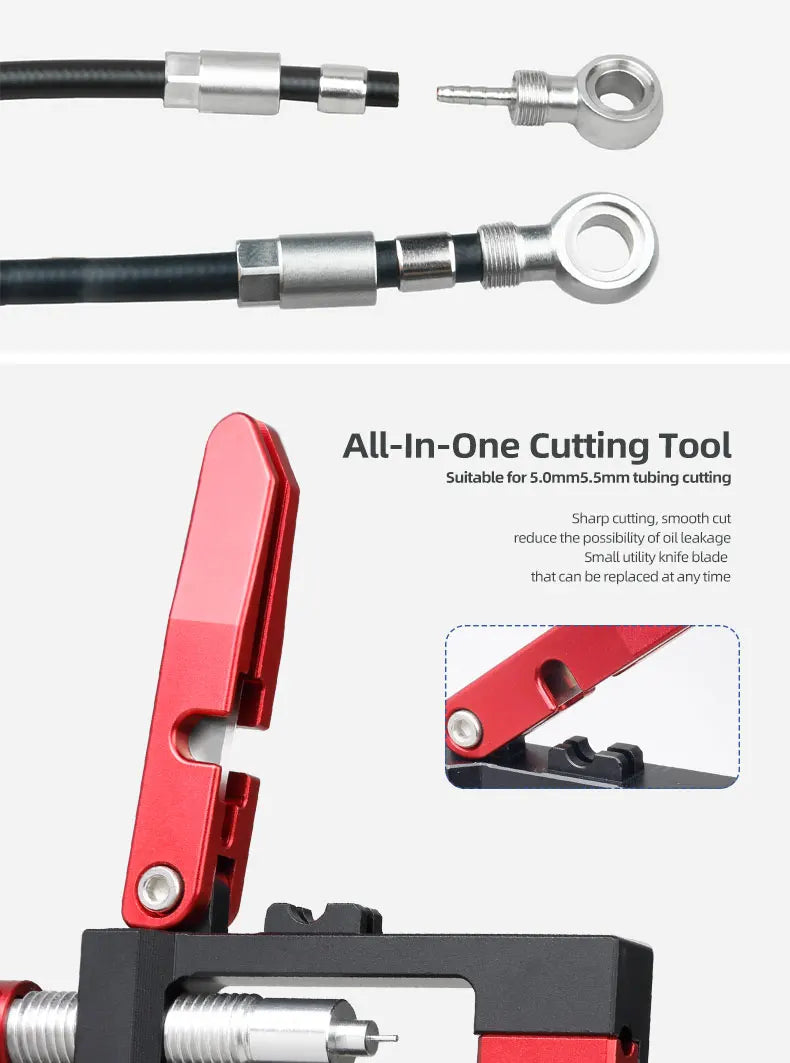 Bicycle Brake Hydraulic Hose Oil Needle Driver Insert Install Tool For MTB Road Bike Cable Plier Olive Connector Tools BH90 BH59
