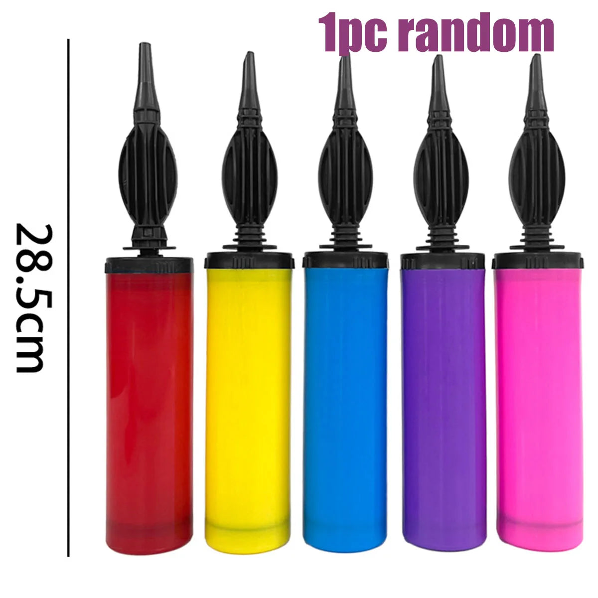 1Pcs Random Balloon Pump Air Inflator Hand Push Portable Balloon Accessories For Wedding Birthday Party Decor Supplies