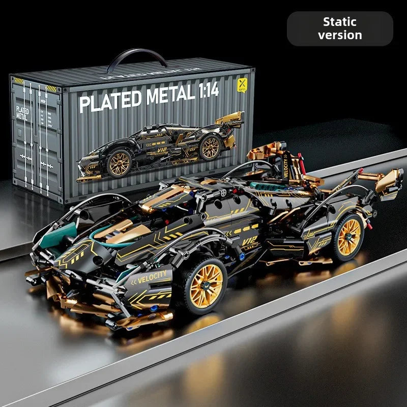 Adult collection mechanical group building block 1:14 heavy truck assembly model difficult DIY toy