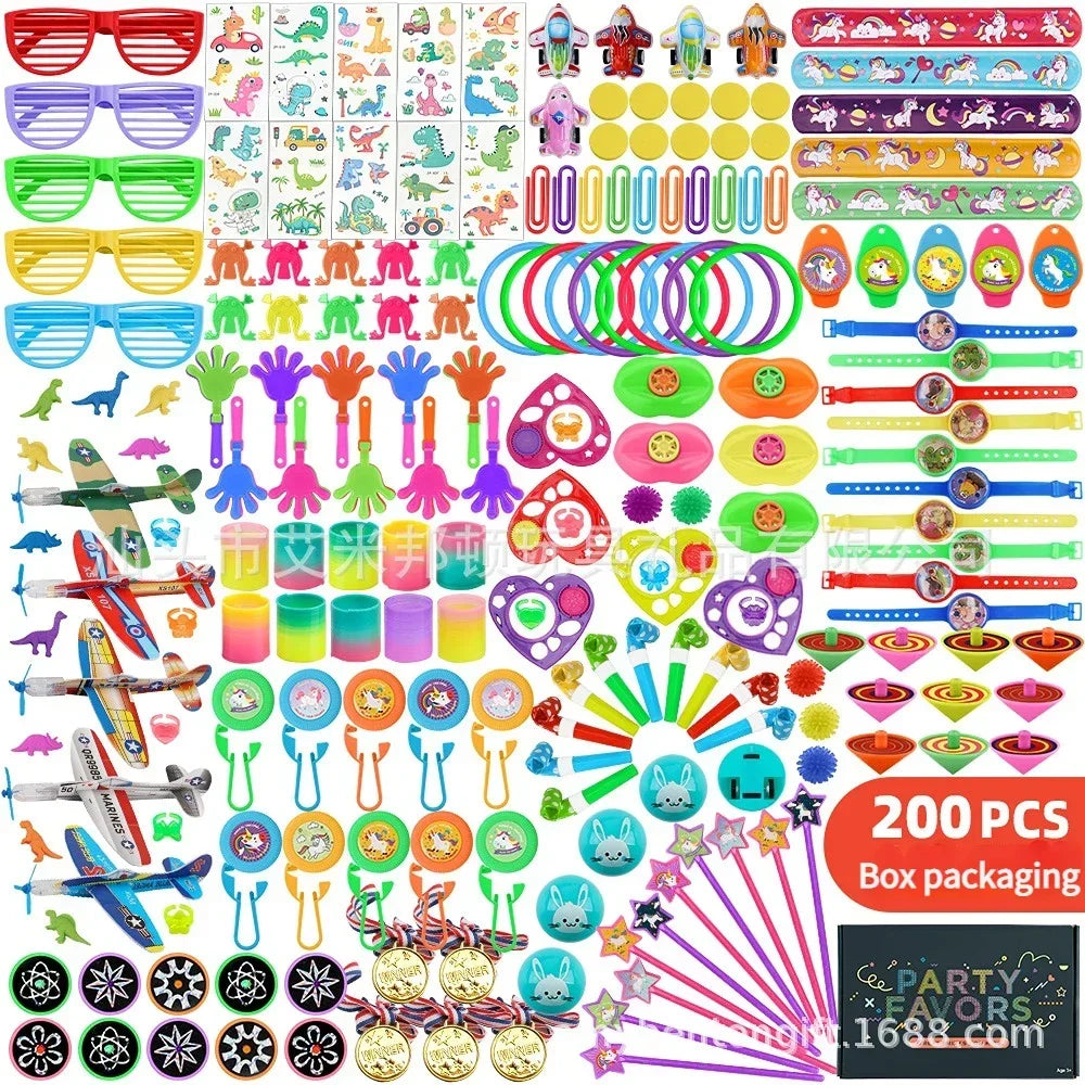 30/200/300PCS Party Favors Toy Assortment Giveaway Pinata Filler Bulk Toys for Kids Birthday Party Present Souvenir Toys Gift