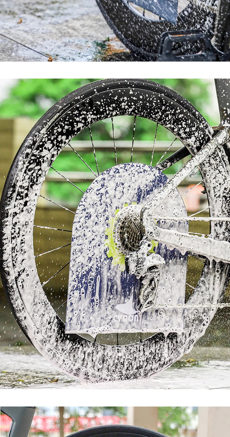 Bicycle Motorcycle Washing Disc Brake Cleaning Protection Cover Anti Grime Guard Wheel Cover For Road MTB Mountain Bike