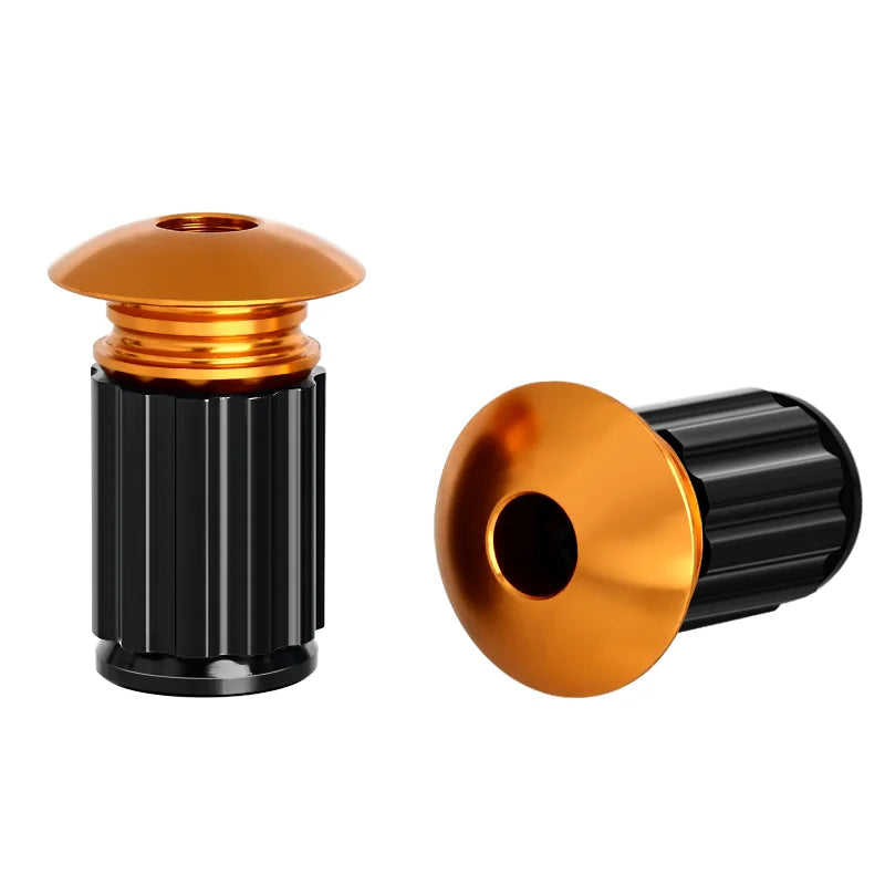 RIDERACE Bicycle Handlebar End Plugs Aluminum Alloy For MTB Mountain Bike Road Cycling Handle Bar Grips Cap Multi-color Cover