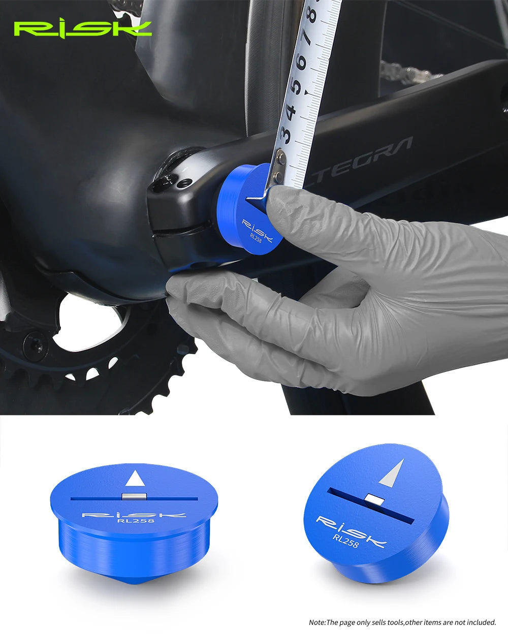 RISK Bicycle Bike Seat Cushion Height Measuring Tool Fitting Measurement Gauge Saddle Tool