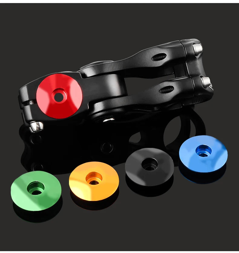 MUQZI Mountain Bike Headset Cover Aluminum Alloy Ultra-ligh Bowl Cover Road Bike Fixed Gear Folding Parts Headset top Cap