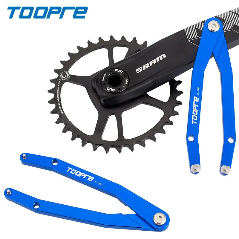 TOOPRE Bicycle Pin Hook Adjustable Wrench DUB Crank Cover Removal Tool Motorcycle Shock Oil Seal Seatshock Fork Repair Tool