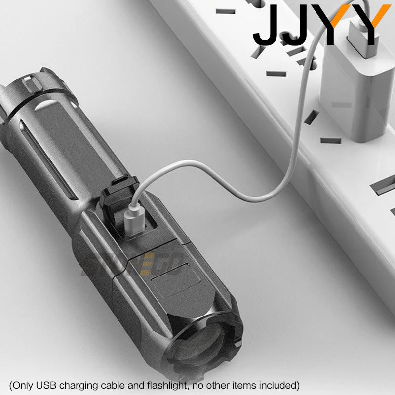 Mini Keychain Lamp Keychain Pocket Torch USB Rechargeable LED Light Flashlight Lamp Waterproof Keychain Light 1PC