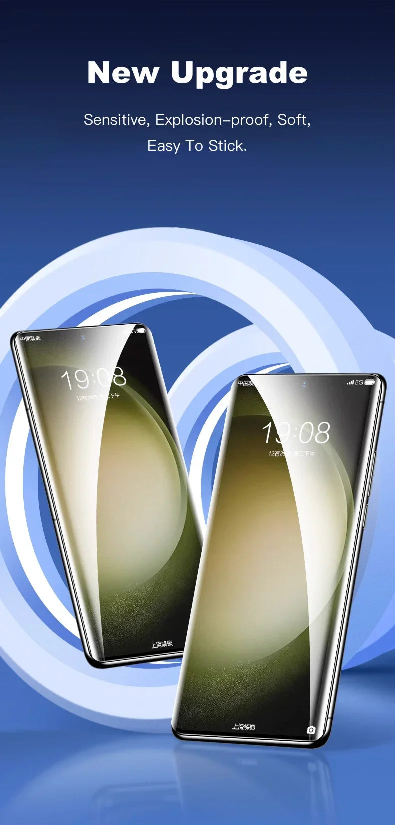 SKIG UV Tempered Glass Film For Samsung Galaxy S24 S23 S22 S21 S20 Ultra Plus Full Curved For S24Ultra Screen Protector