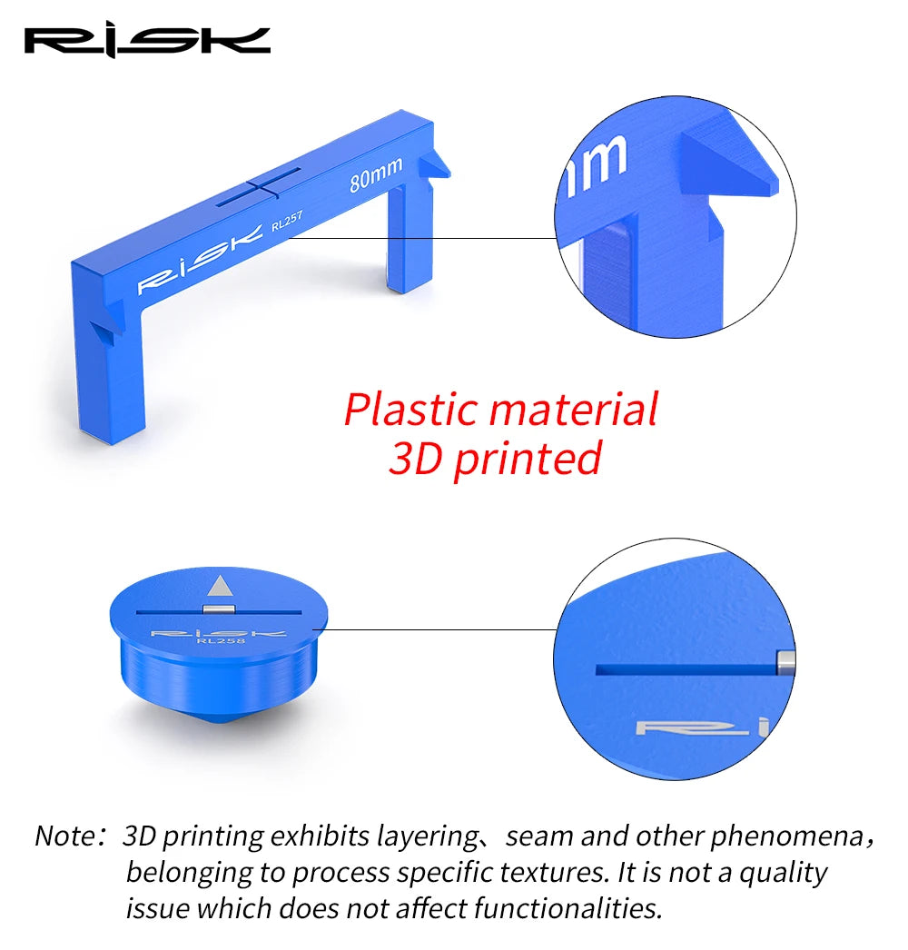 RISK Bicycle Bike Seat Cushion Height Measuring Tool Fitting Measurement Gauge Saddle Tool