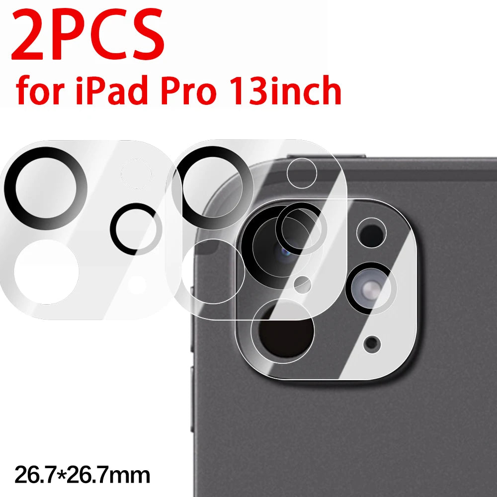 5-1PCS Tempered Glass Lens Films for Apple IPad Pro 2024 11 13 Inch HD Clear Anti-scratch Tempered Camera Screen Protectors