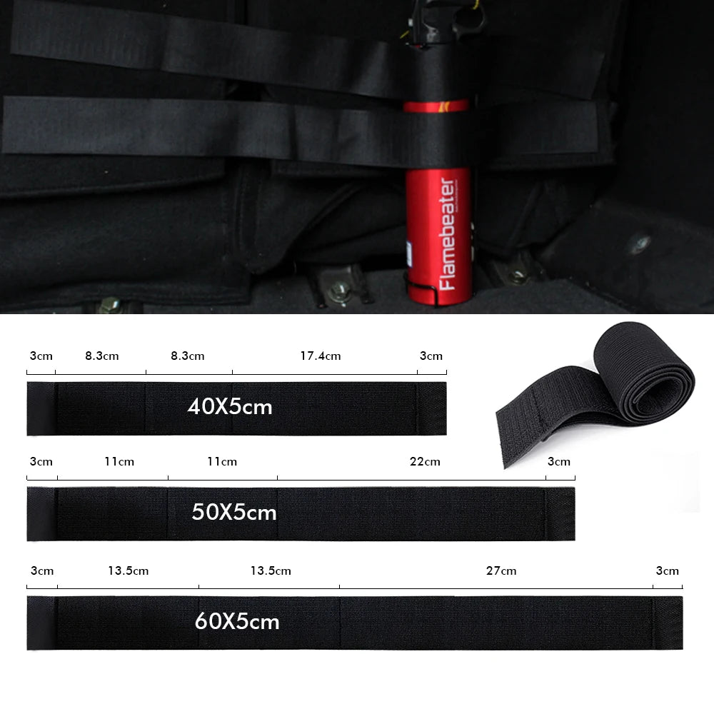 Car Trunk Organizer Black Magic Tapes Car Accessries Fixing Belt Storage Bag Tapes Fixed Auto Interior Storage and Organization