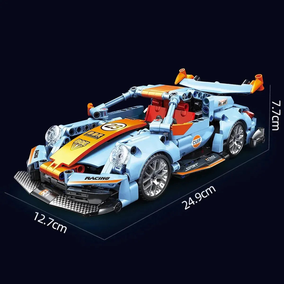 523pcs Building Blocks City Speed Car Festive Gift Giving Racing Vehicle with Super Racers Bricks Toys for Children Boy Gift523p