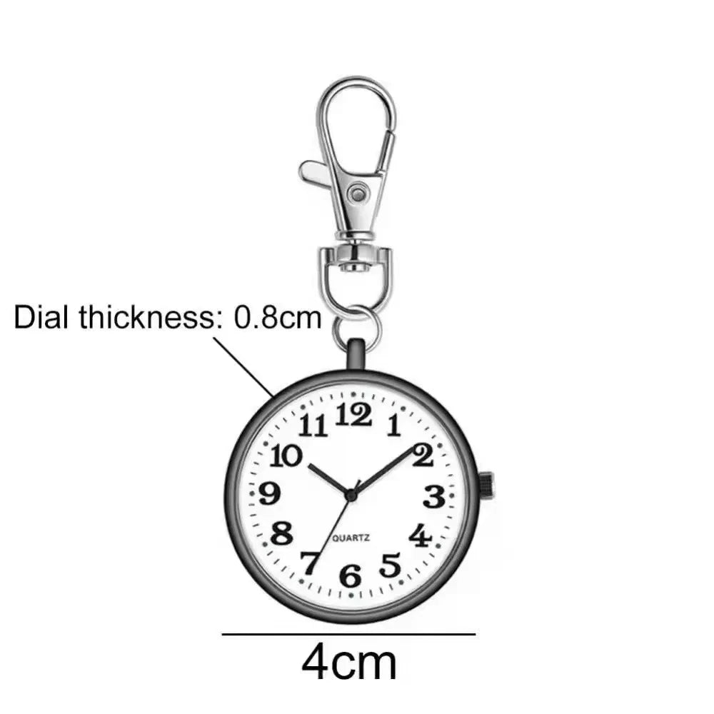 New Pocket Watch Keychain Remote Control With Battery Student Doctor Medical Vintage Watch