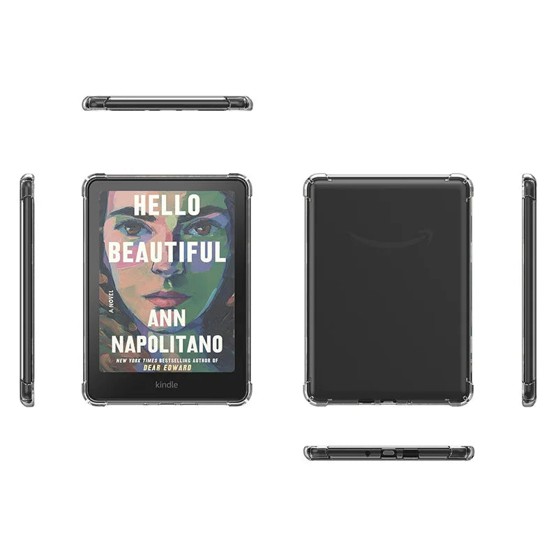 For Kindle Paperwhite 12th 7 inches 2024 Transparent Case for Kindle colorsoft Soft Cover for Kindle PaperWhite 6 7" 2024
