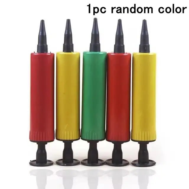 High Quality Balloon Pump Air Inflator Hand Push Portable Useful Balloon Accessories For Wedding Birthday Party Decor Supplies