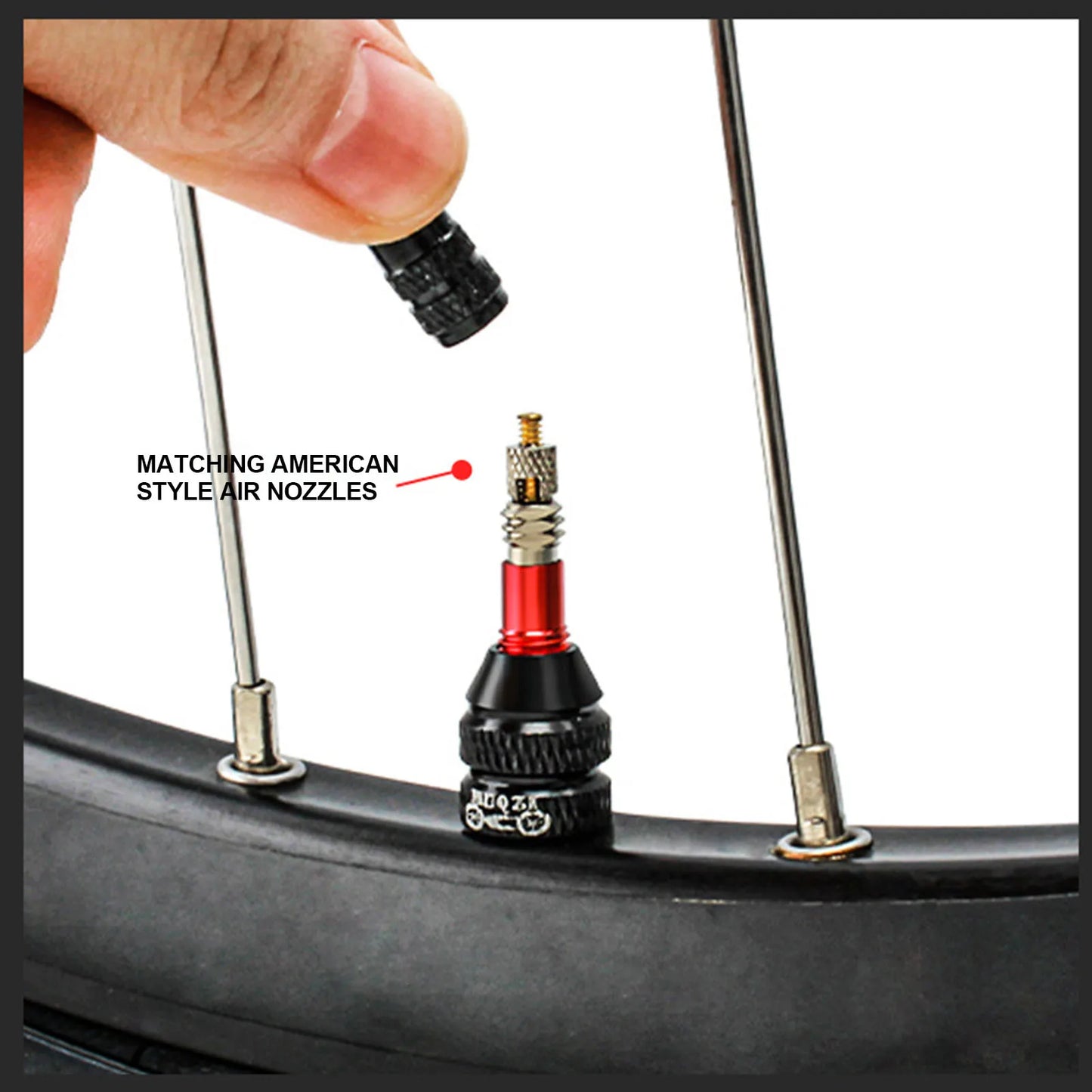 Mountain Bike Valve Core Remover Tool Anti-slip and Labor-saving Core Tool for Bicycles and Any Other Air Filled Tires