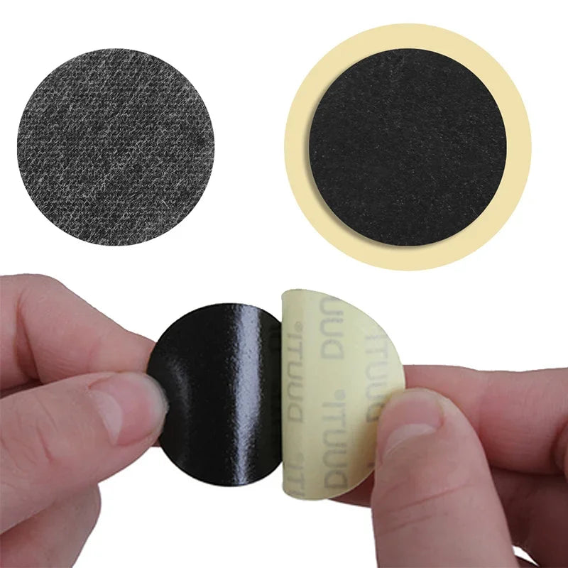 50pcs Bicycle Glue-free Tire Patches Round Square Rubber Quick Repairing Tyre Patch Tool Portable Tire Puncture Repair Patch