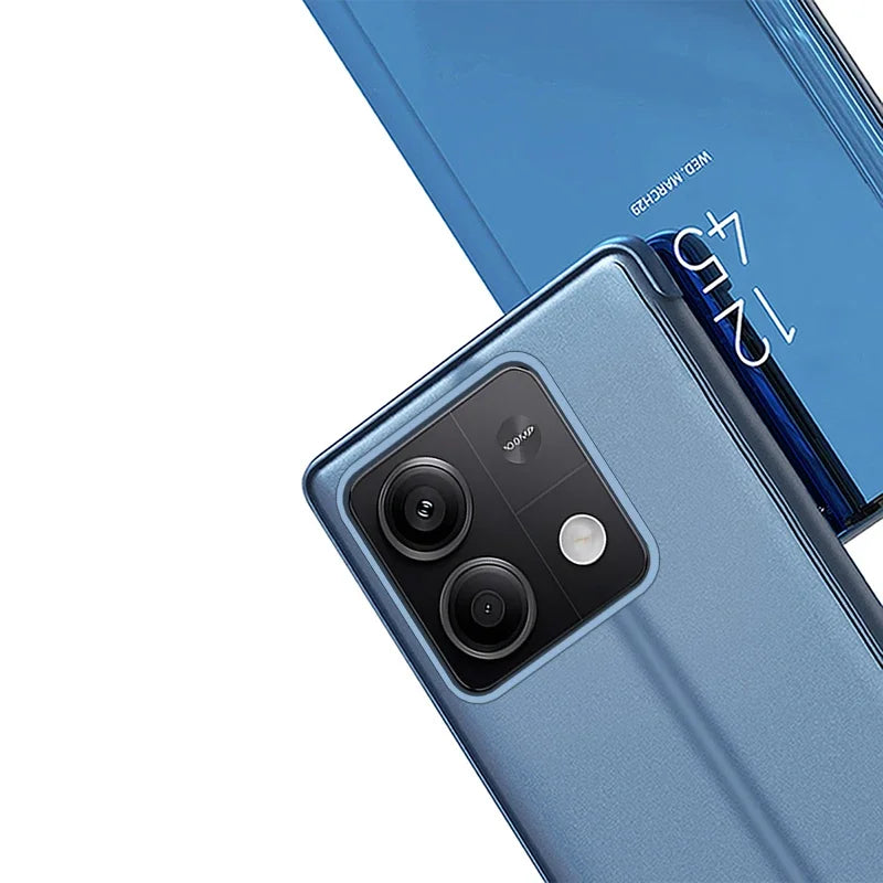 Smart View Mirror Flip Case For Samsung Galaxy A55 A35 A25 A05S A14 A54 A34 A24 5G 4G Cover Stand Fold Capa Fundas Shell Coque