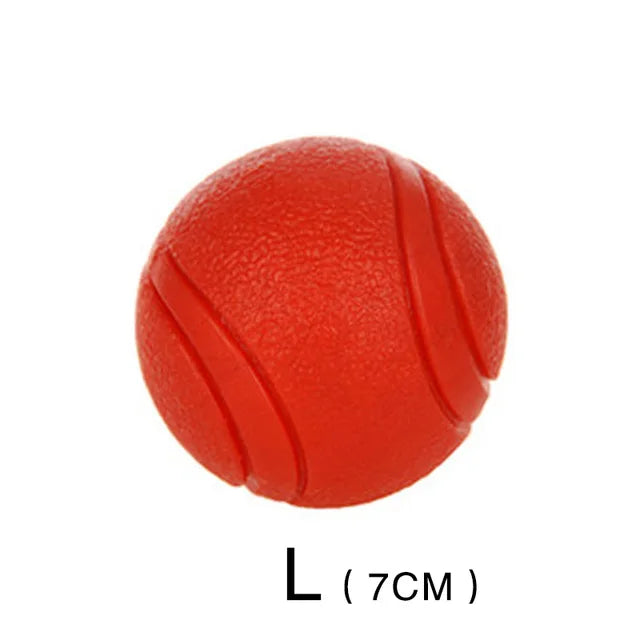 S-XL Sizes Solid Rubber Balls Bouncy Ball Bite Resistant Indestructible Dog Training Interactive Ball Pet Toy Molar Ball