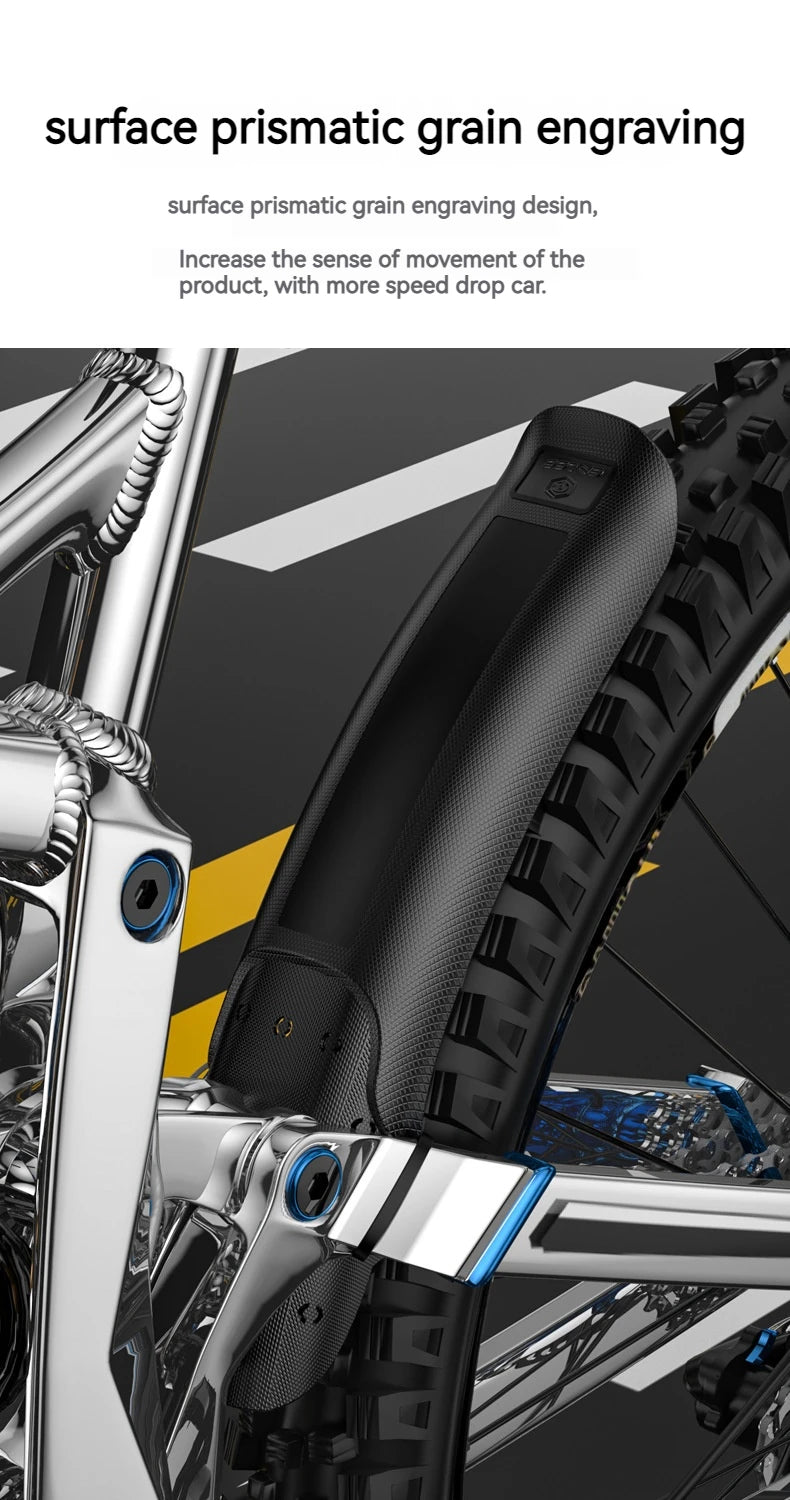 1/2PCS New Bike Hard Shell Fender Bicycle Front Rear Tire Wheel Mudguard MTB Bicycle Mud Guard Fender Cycling Part Accessories