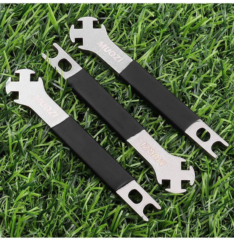 MUQZI Triple Bicycle Spoke Wrench For 3.3 3.4 3.5mm Spoke Nipples Bicycle Wheels Spokes Tension Adjust Tool Bike Repair Remover