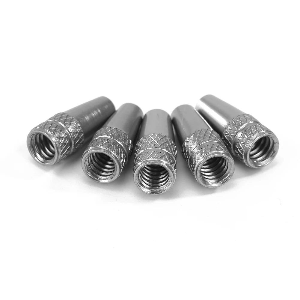 5/10PCS Bicycle Tire Valve Cap Aluminum High Pressure Caps for Presta Valves Rainbow Color Bike Tyre Hat MTB Bike Accessories