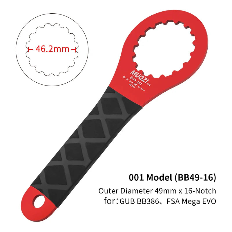 MUQZI Bottom Bracket Wrench MTB Tools Bicycle Repair Tools For SRAM DUB BSA30 T47 For Shimano XTR BB93 MT800 BBR60 BB9000