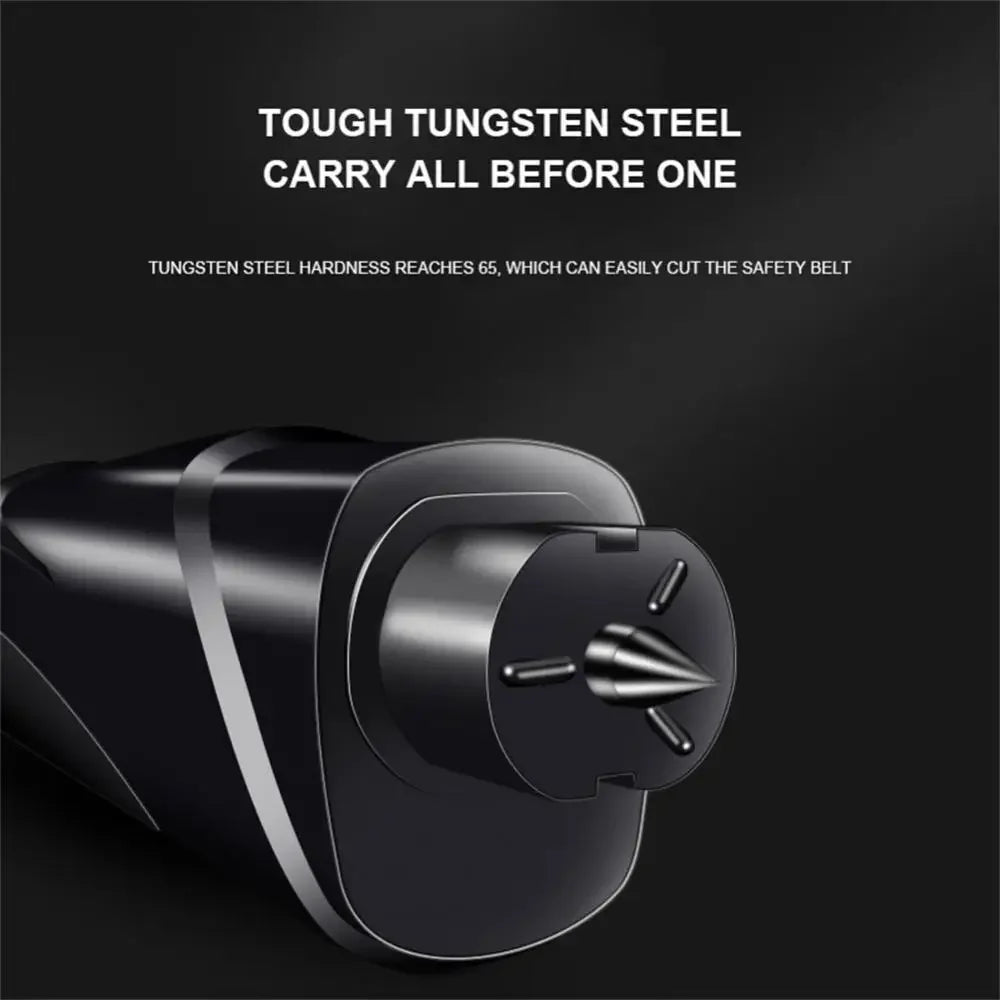 Car Emergency Hammer Alloy Mutifunction Emergency Windows Glass Breaker Safety Belt Cutter Keychain Self Rescue Tool