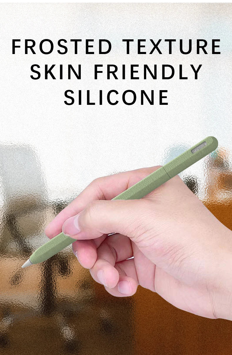 Apple Pencil Case Silicone Tablet Stylus Protection Case Solid Color Shockproof for Apple Pencil 1st Or 2nd Generation Or Pencil Pro