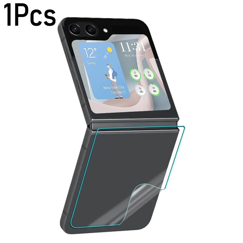 Flip6 Flip5 Hydrogel Film For Samsung Galaxy Z Flip 6 5 5G Hinge Protective Soft Anti-scratch Screen Protector For ZFlip6 ZFlip5