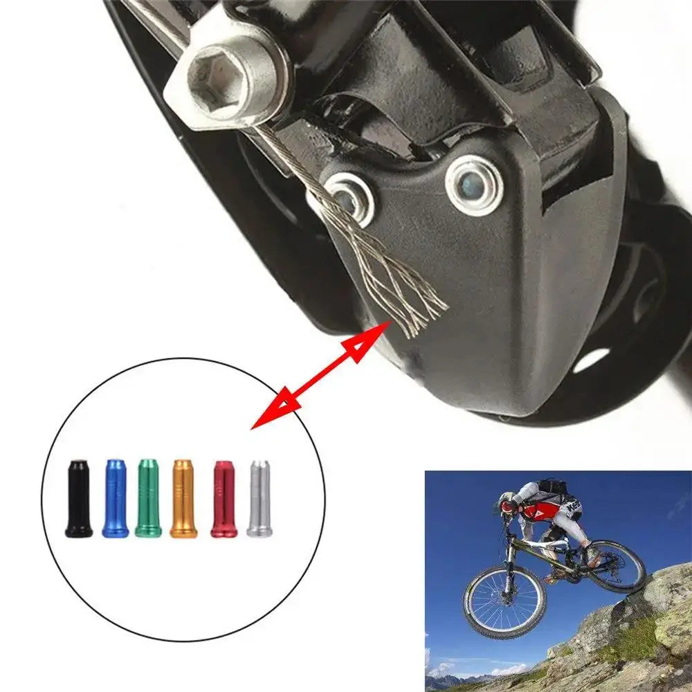 Bicycle Cable End Caps Bike Wire End Caps Brake Derailleur Shifter Cable Tips Crimps MTB Bike Bicycle Accessories