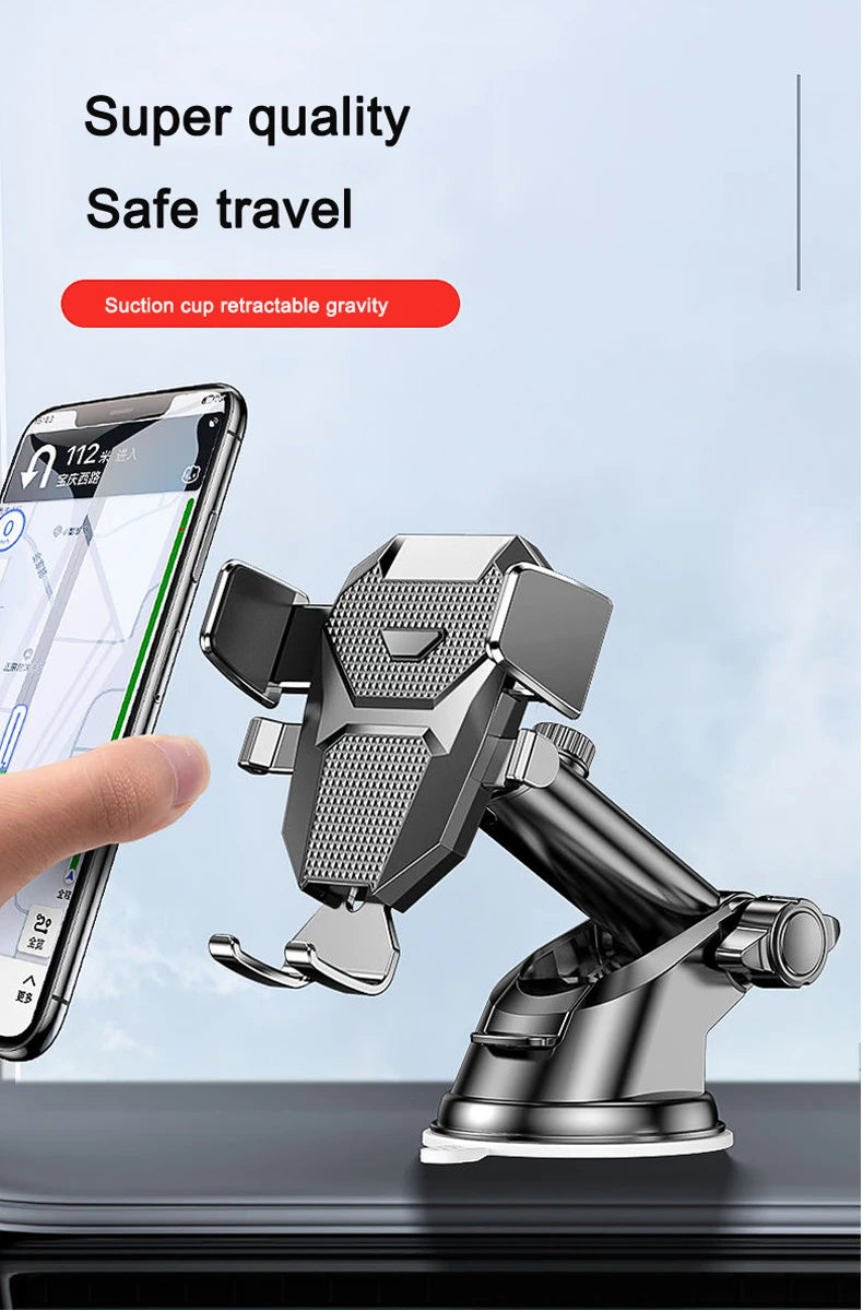 Universal Sucker Car Phone Holder 360° Windshield Car Dashboard Mobile Cell Support Bracket for 4.0-7 Inch Smartphones