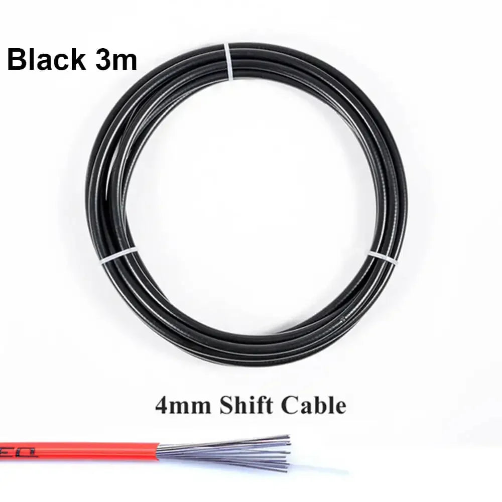 3m 4mm/5mm Bicycle Brake Cables Line Pipe Bike Shifters Derailleur Cable MTB Road Bike Shift Cable Wire Pipe High quality 6Color
