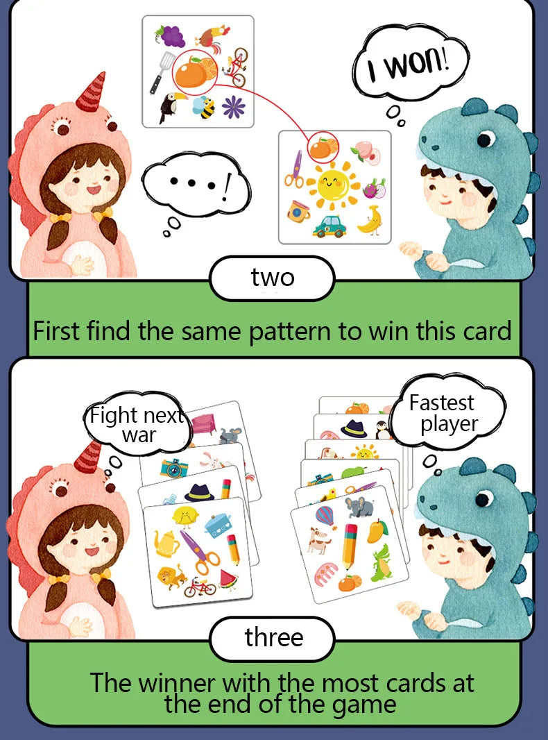 Children Memory Matching Cards Toys Animal Traffic Cognition Boards Games Early Educational Logical Thinking Toys Brain Training