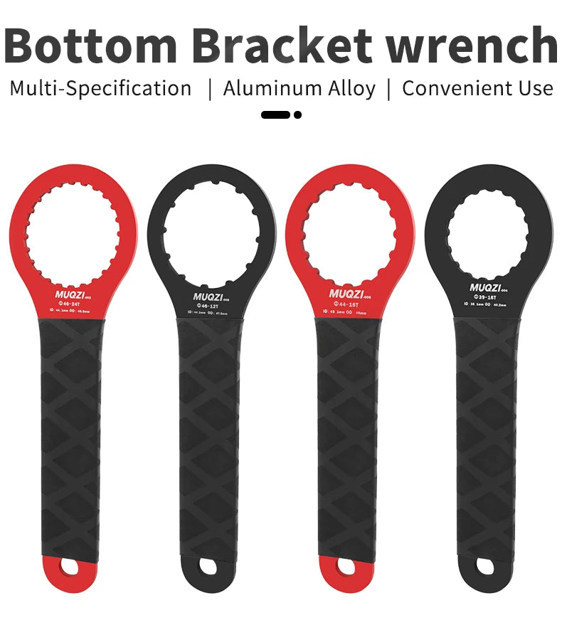 MUQZI Bottom Bracket Wrench MTB Tools Bicycle Repair Tools For SRAM DUB BSA30 T47 For Shimano XTR BB93 MT800 BBR60 BB9000