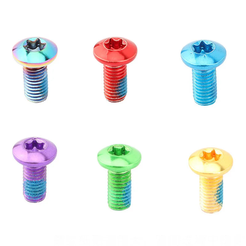Bike Disc Brake Rotor Fixing Screw 12PCS T25 Bicycle screws Steel Alloy for MTB Road Bike 6-Bolt Plate Bicycle accessories