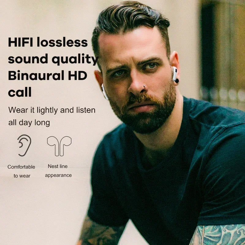 Air Pro 6 TWS Wireless Bluetooth Headset 5.3 Headphone Mini Earphone with Mic Charging Box for Xiaomi iPhone Earbuds